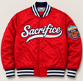 SACRIFICE SATIN VARSITY JACKET