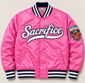 SACRIFICE SATIN VARSITY JACKET