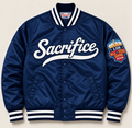 SACRIFICE SATIN VARSITY JACKET